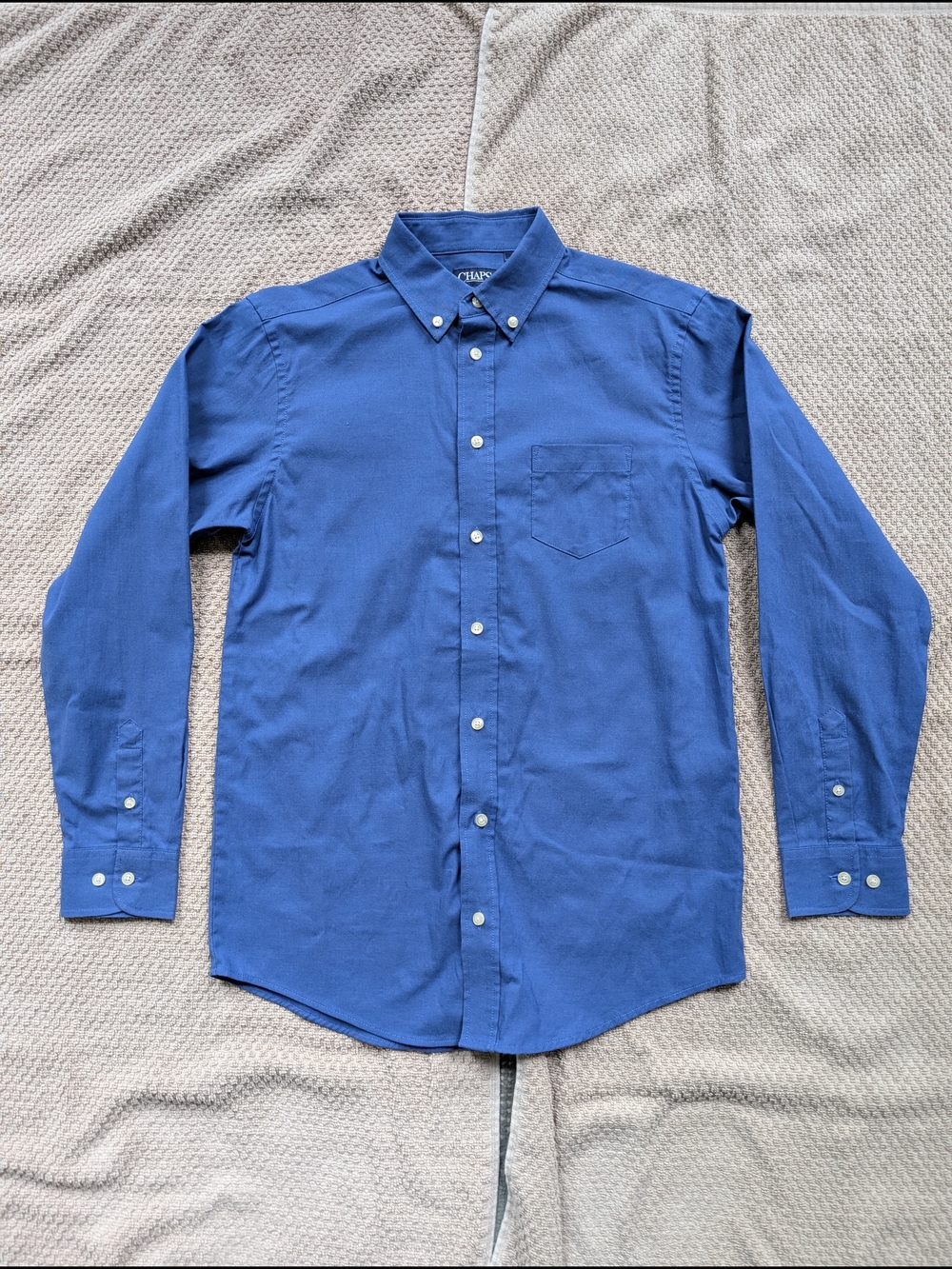 Chaps Youth Blue Button-Down Dress Shirt